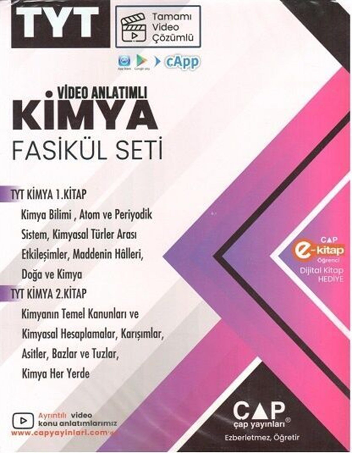 Çap Yayınları TYT Kimya Seti