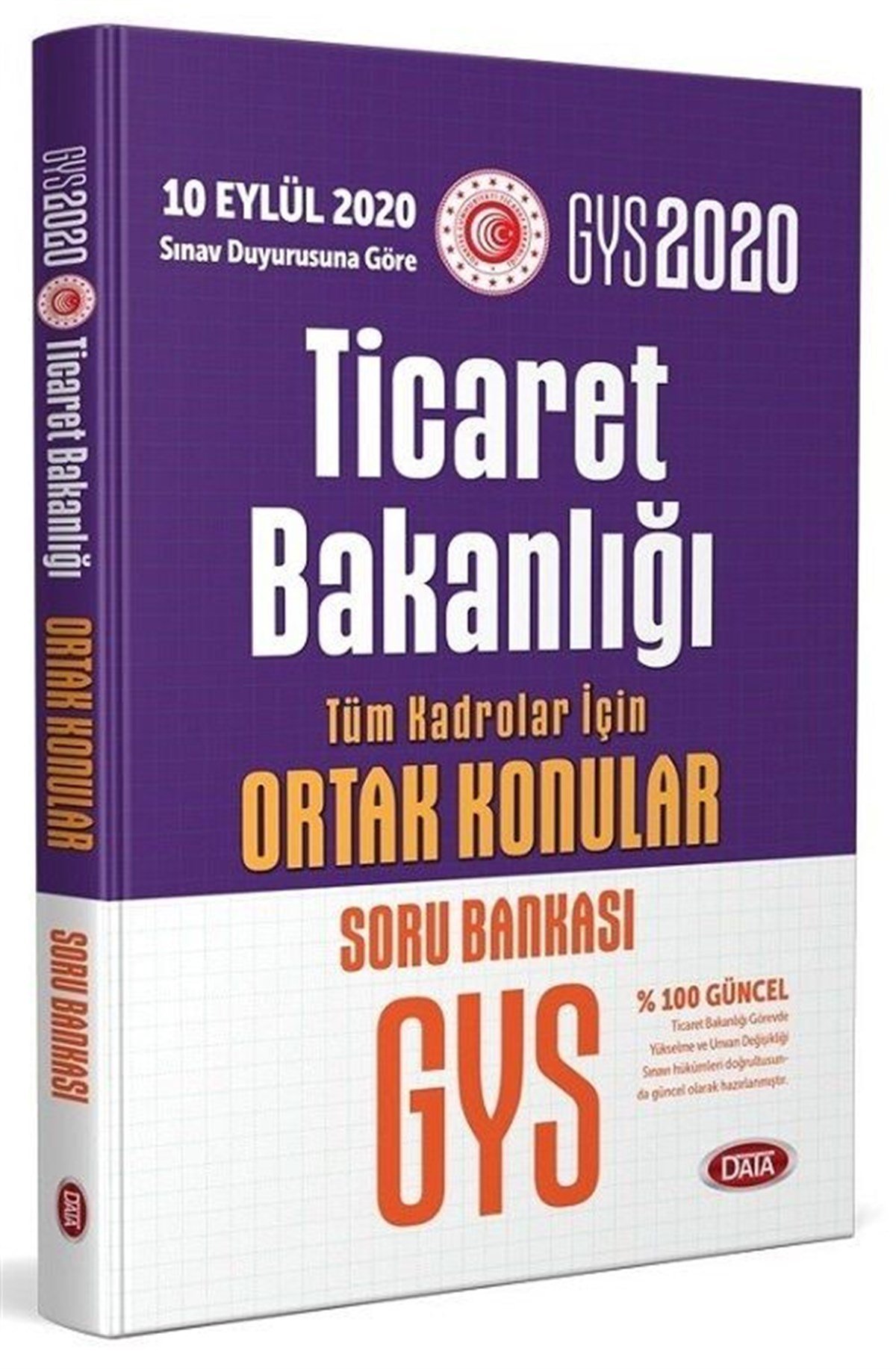 Data Yayınları 2025 GYS Ticaret Bakanlığı Tüm Kadrolar İçin Ortak Soru Bankası