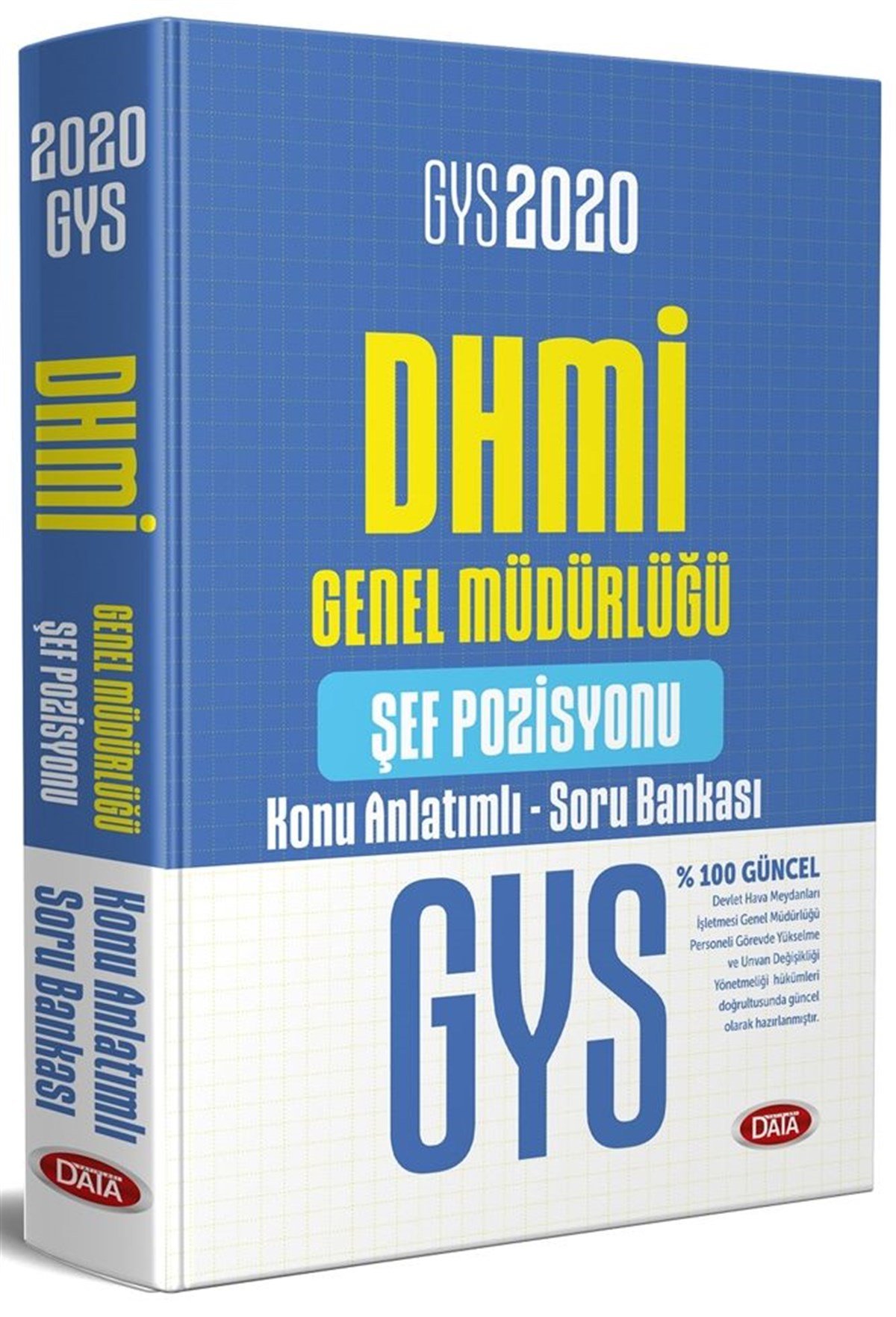 Data Yayınları 2025 GYS DHMİ Genel Müdürlüğü Şef Pozisyonu Soru Bankası