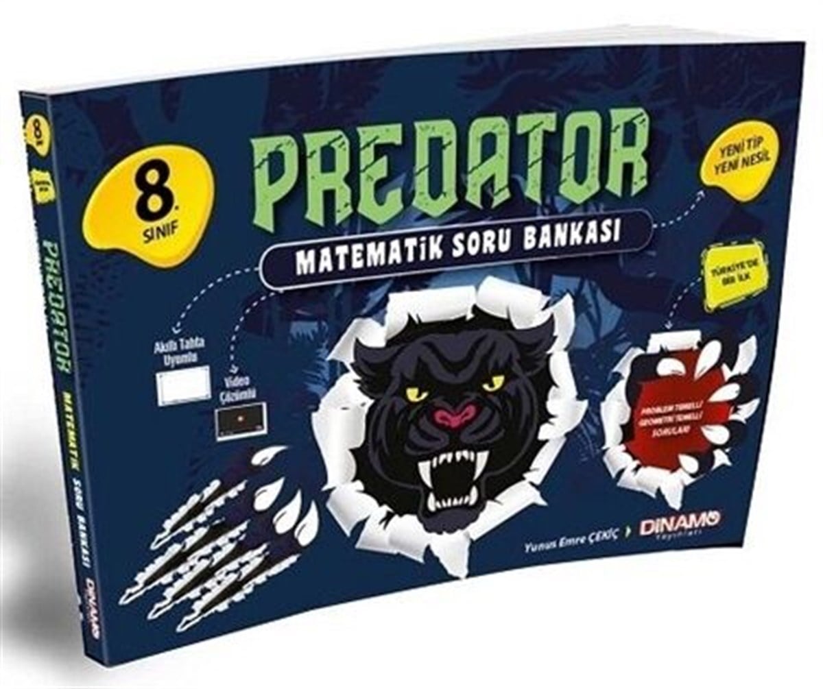 Dinamo Yayınları 8. Sınıf Predator Matematik Soru Bankası