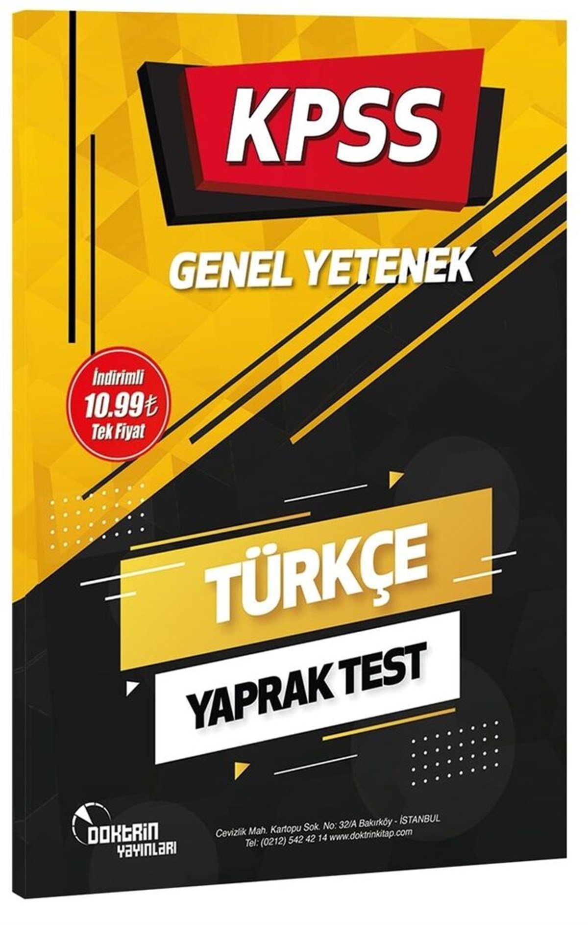 Doktrin Yayınları KPSS Türkçe Yaprak Test