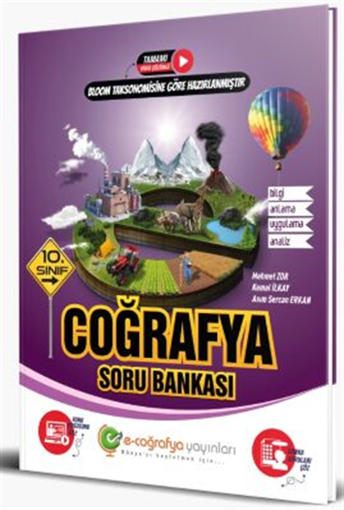 E-coğrafya Yayınları 10. Sınıf Coğrafya Soru Bankası