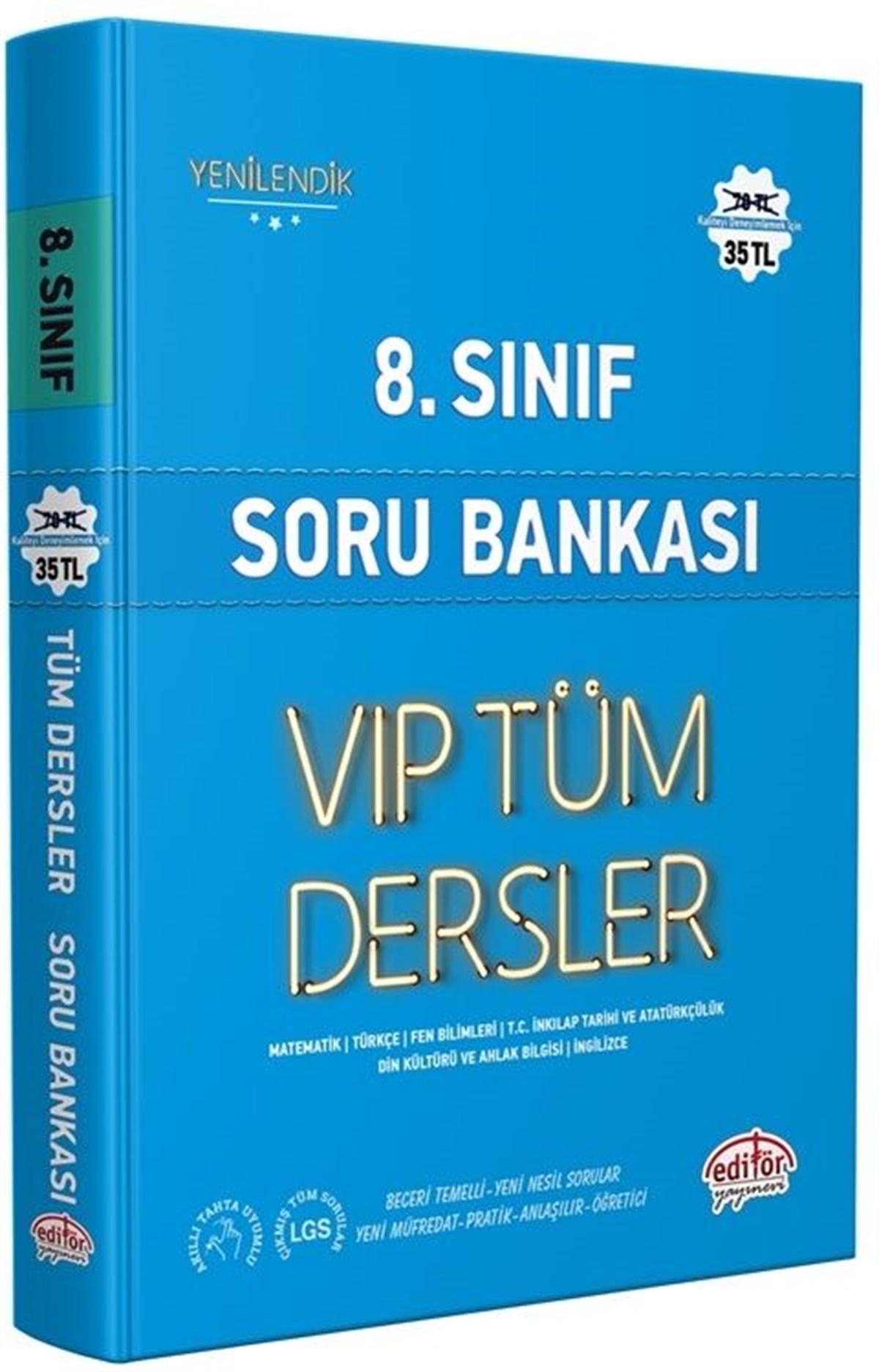 Editör Yayınları 8. Sınıf VİP Tüm Dersler Soru Bankası