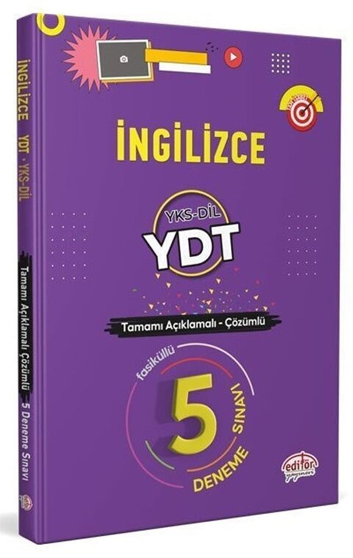 Editör Yayınları YKSDİL YDT İngilizce Fasiküllü 5 Deneme
