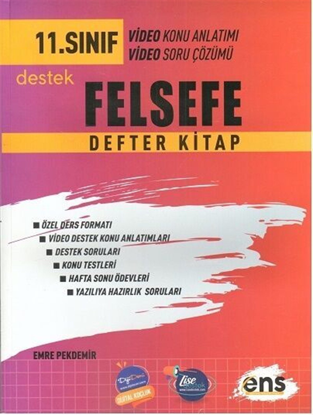 Ens Yayınları 11. Sınıf Felsefe Defter Kitap