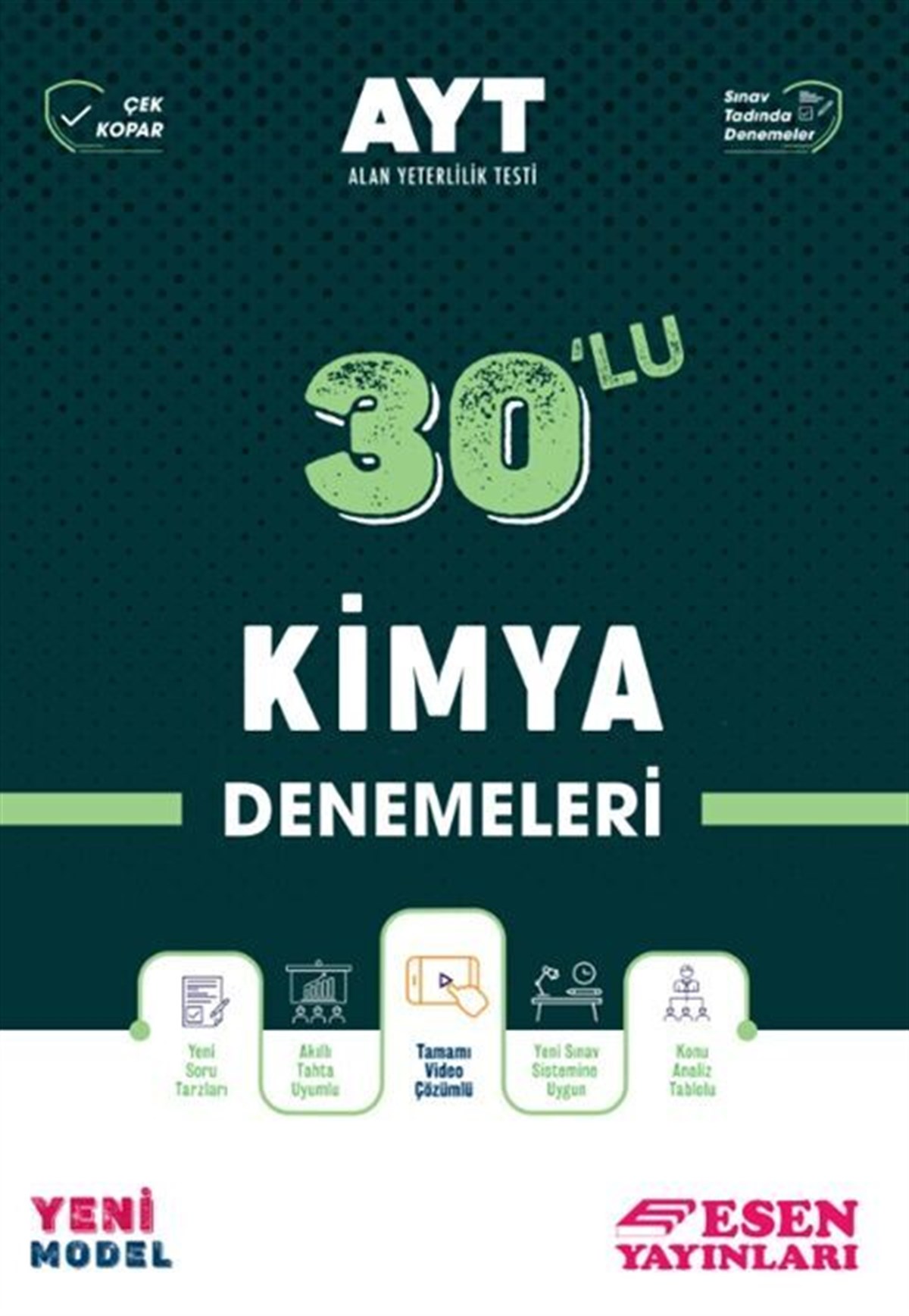 Esen Yayınları AYT Kimya 30 lu Deneme