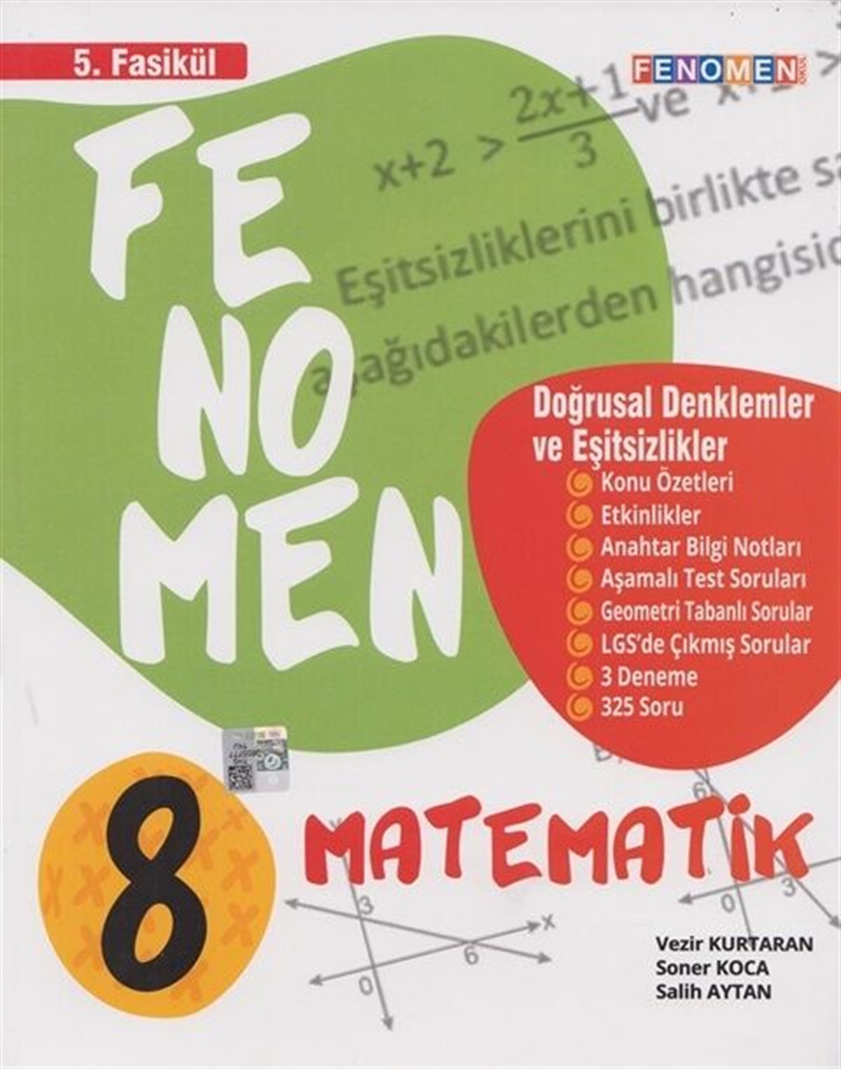 Fenomen Okul Yayınları 8. Sınıf Doğrusal ve Eşitsizlikler Fenomen Fasikülü