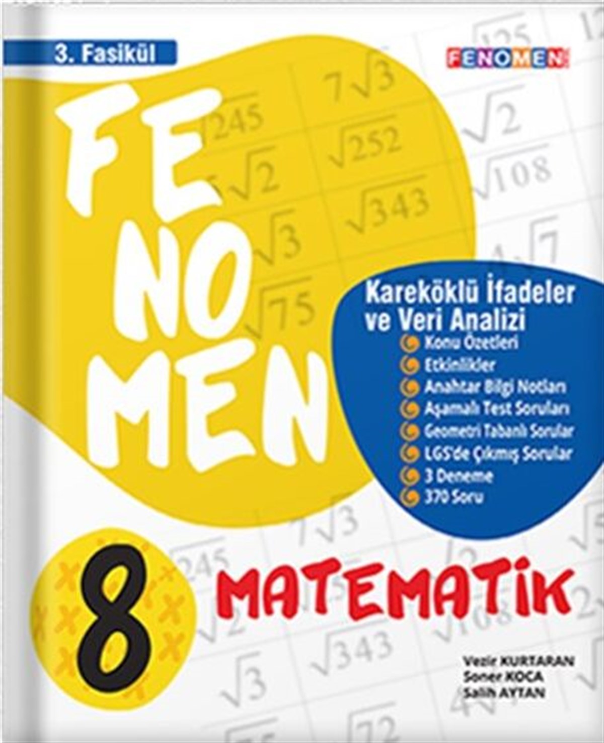 Fenomen Okul Yayınları 8. Sınıf Fenomen Matematik 3 Fasikül