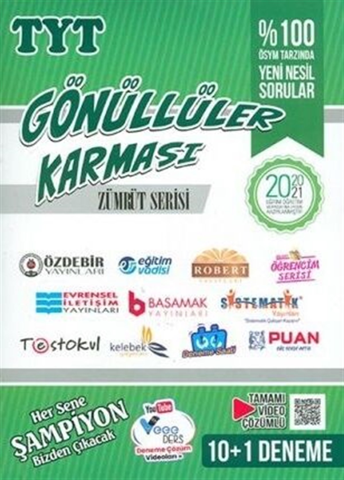 Gönüllüler Karması TYT Zümrüt Serisi 10 + 1 Deneme
