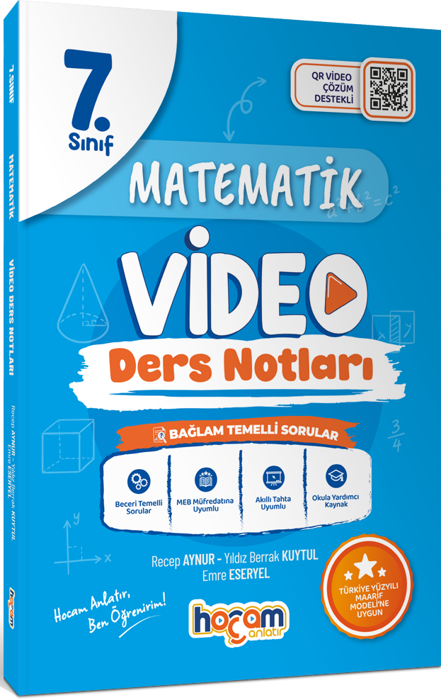 Hocam Anlatır 7. Sınıf Matematik Video Ders Notları Maarif Model