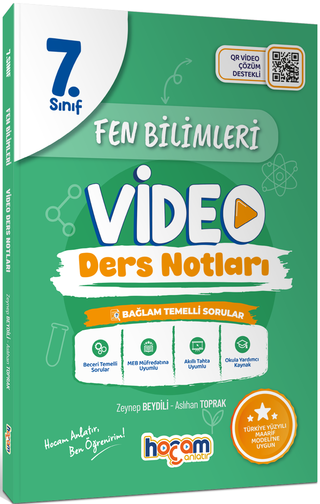 Hocam Anlatır 7. Sınıf Fen Bilimleri Video Ders Notları Maarif Model