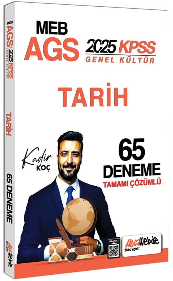 HocaWebde 2025 MEB AGS KPSS Tarih Tamamı Çözümlü 65 Deneme Sınavı