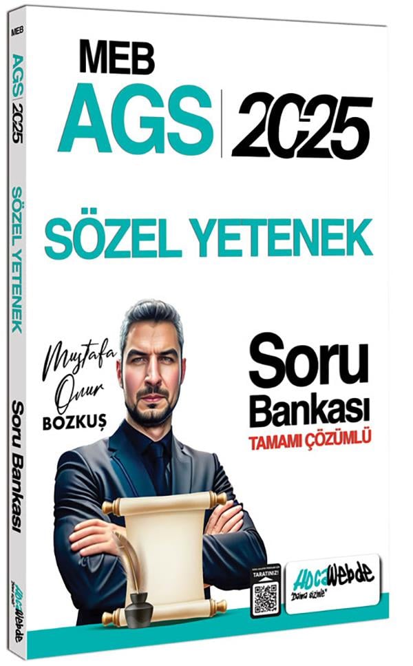 HocaWebde 2025 MEB AGS Sözel Yetenek Tamamı Çözümlü Soru Bankası
