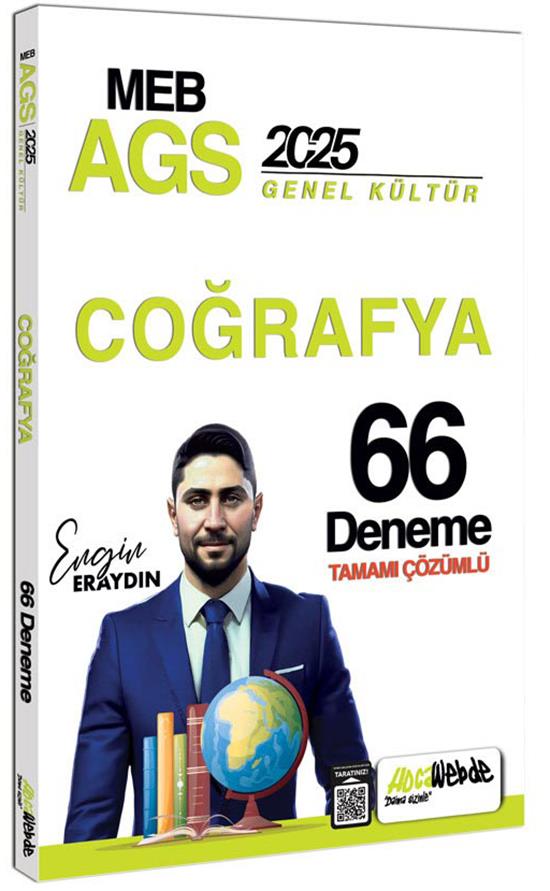 HocaWebde 2025 MEB AGS Türkiye  Coğrafyası Tamamı Çözümlü 66 Deneme Sınavı