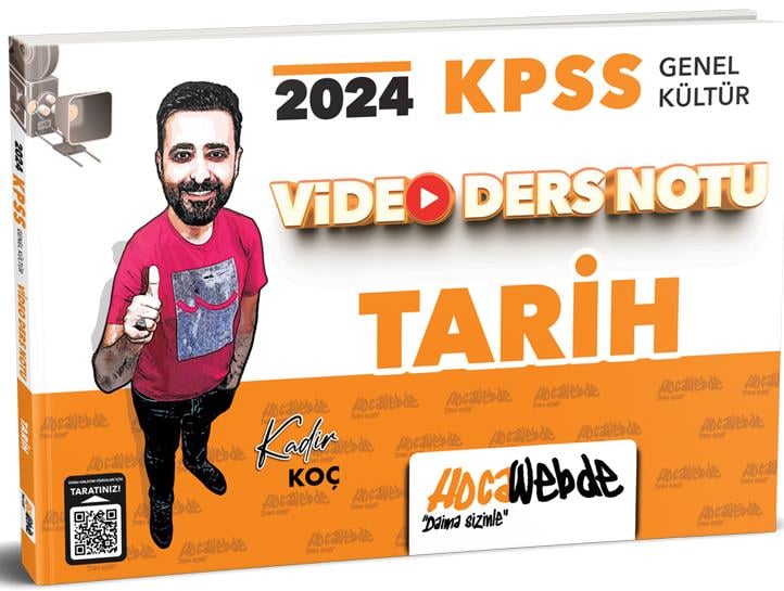 HocaWebde Yayınları 2024 KPSS Genel Kültür Tarih Video Ders Notu