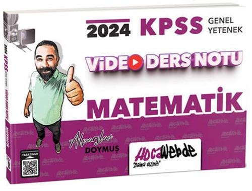 HocaWebde Yayınları 2024 KPSS Matematik Video Ders Notu