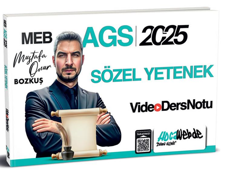 HocaWebde Yayınları 2025 MEB AGS Sözel Yetenek Video Ders Notu
