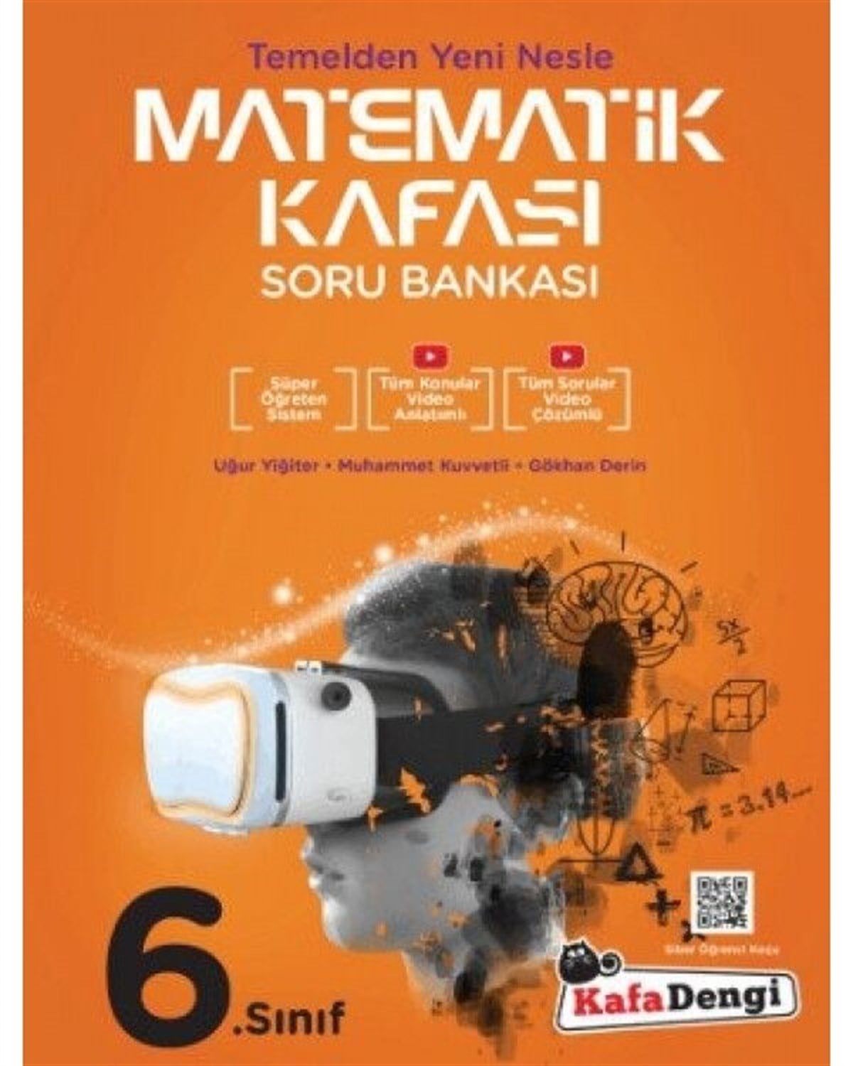 Kafa Dengi Yayınları 6. Sınıf Matematik Kafası Tümü Video Çözümlü Soru Bankası