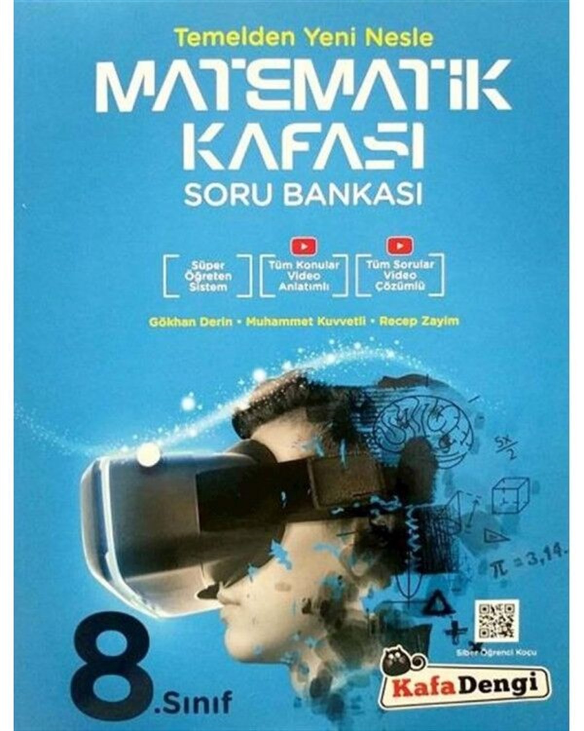 Kafa Dengi Yayınları 8. Sınıf LGS Matematik Kafası Tümü Video Çözümlü Soru Bankası