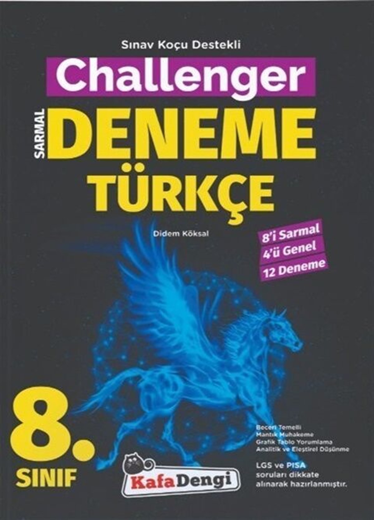 Kafa Dengi Yayınları 8. Sınıf Türkçe Challenger Sarmal 12 Deneme
