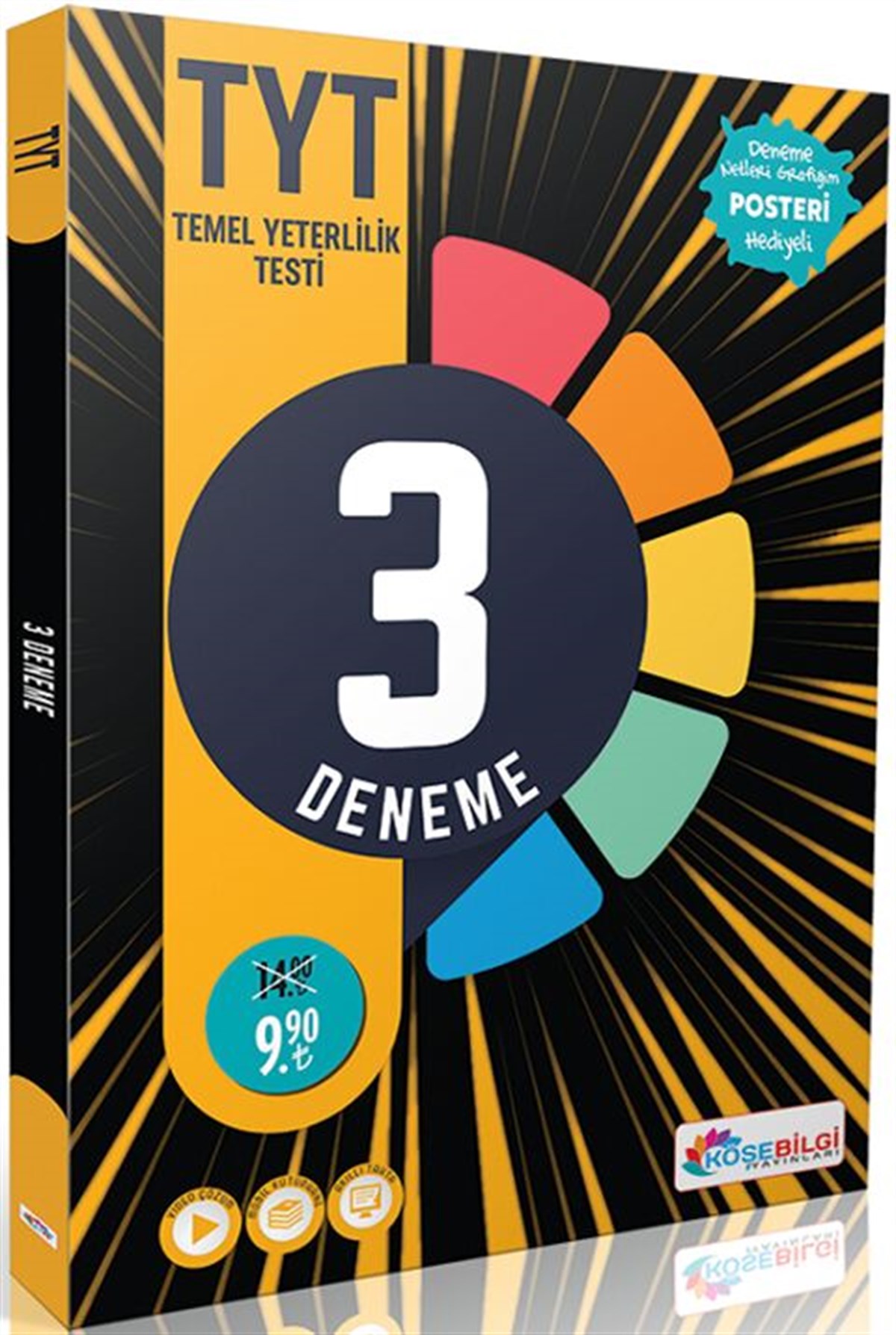 KöşeBilgi Yayınları TYT Fasikül 3 Deneme Video Çözümlü