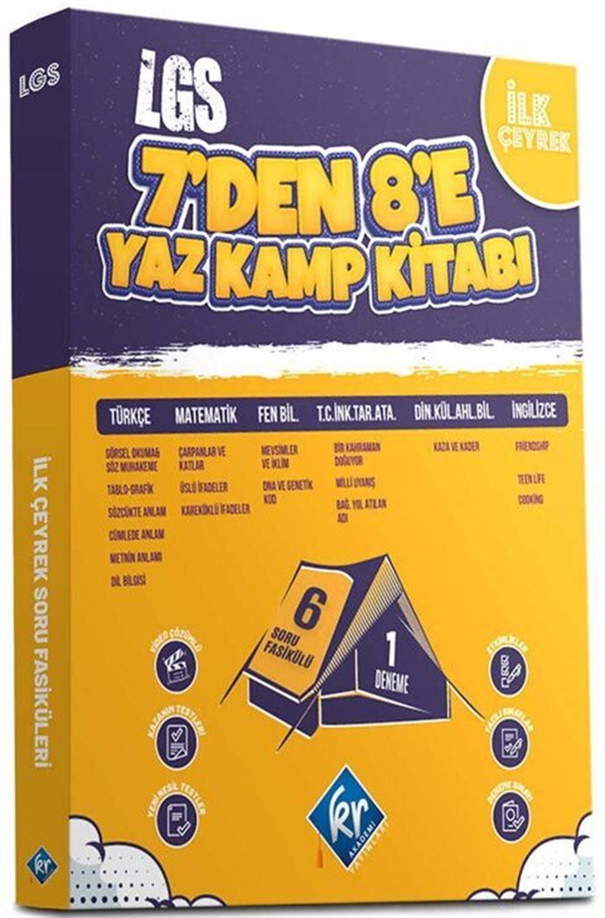 KR Akademi LGS Tüm Dersler 7 den 8 e Yaz Kamp Kitabı