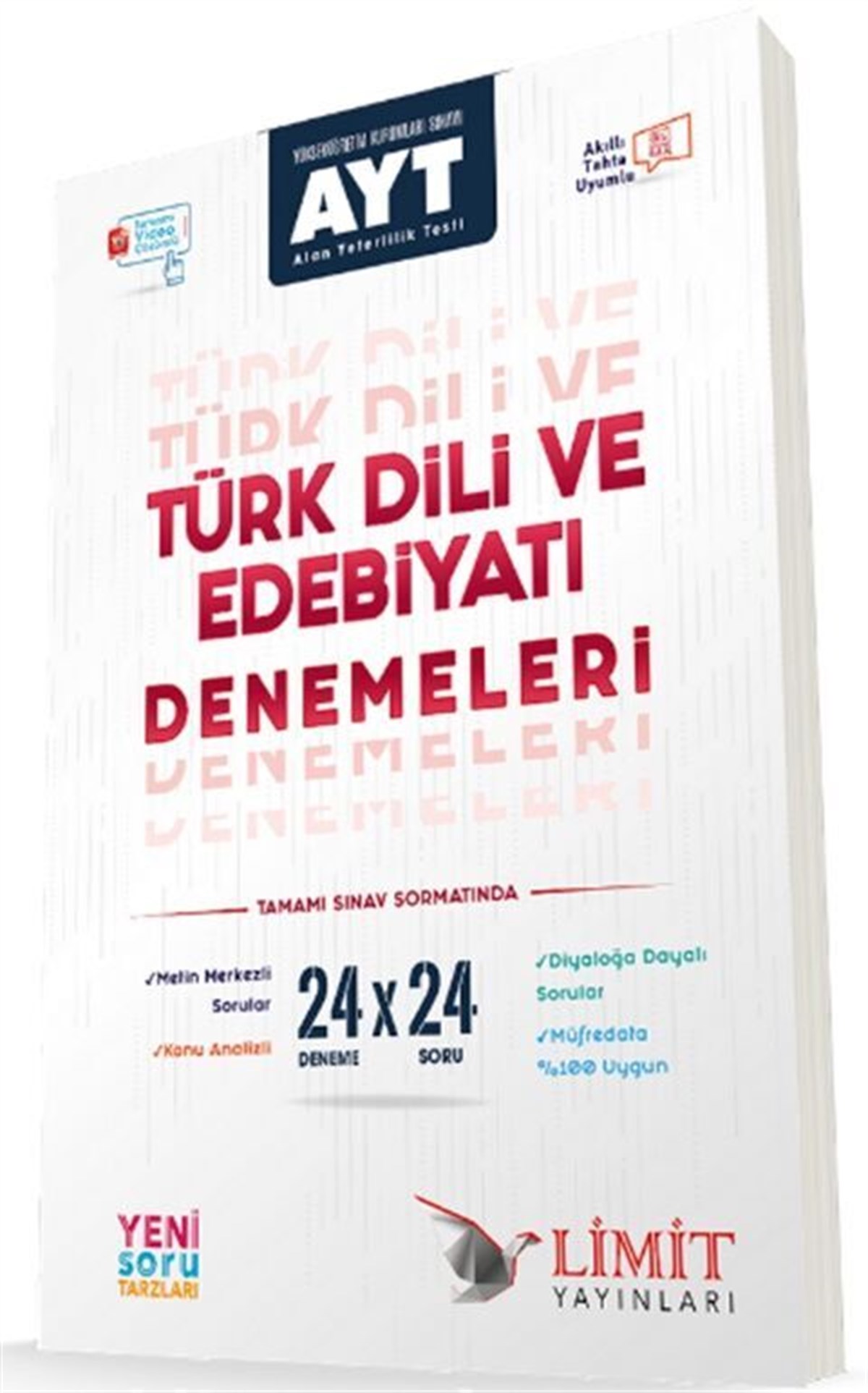 Limit Yayınları AYT Türk Dili ve Edebiyatı 24X24 Denemeleri