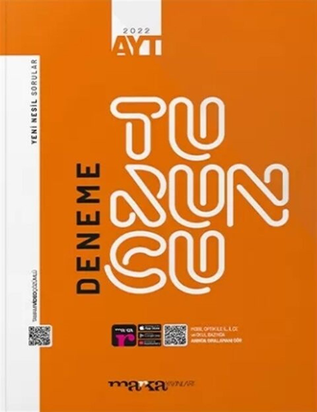 Marka Yayınları 2022 AYT Yeni Nesil Turuncu Deneme