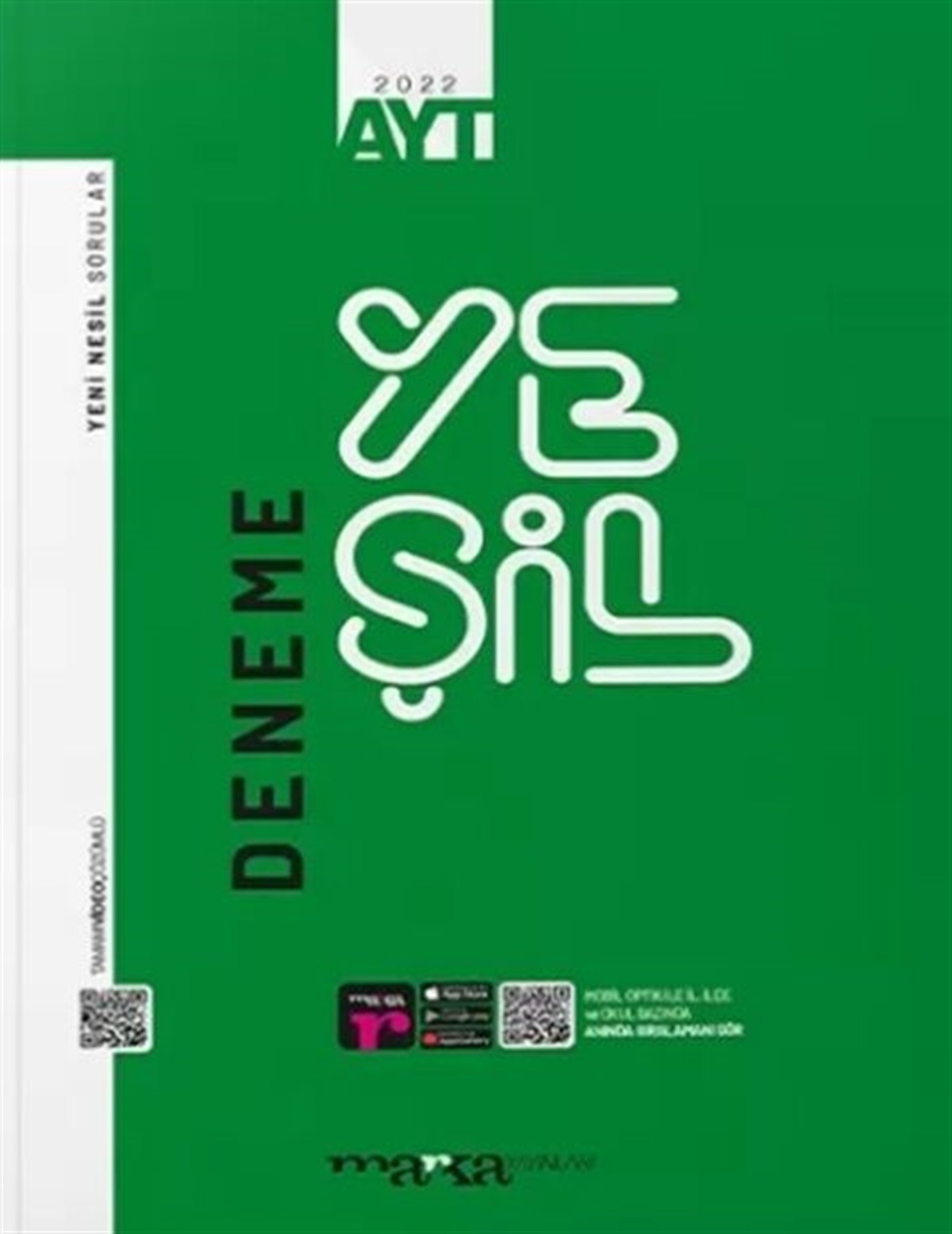 Marka Yayınları AYT Yeni Nesil Yeşil Deneme