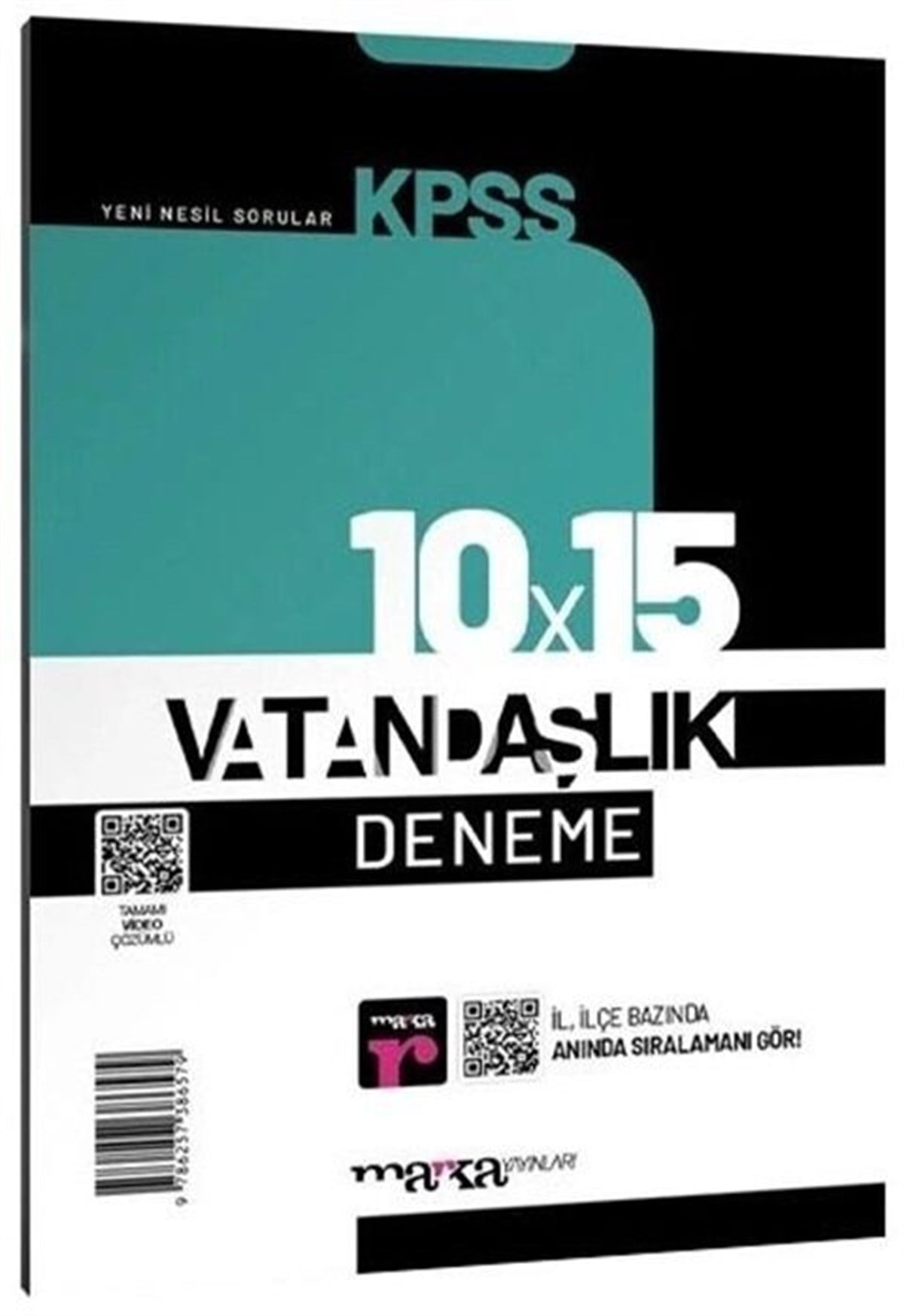 Marka Yayınları KPSS Vatandaşlık 10x15 Deneme