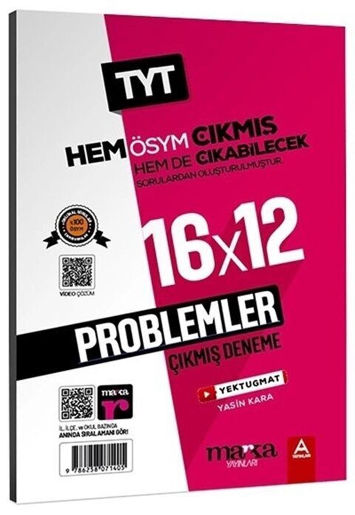 Marka Yayınları TYT Problemler 16x12 Çıkmış ve Çıkabilecek Denemeler