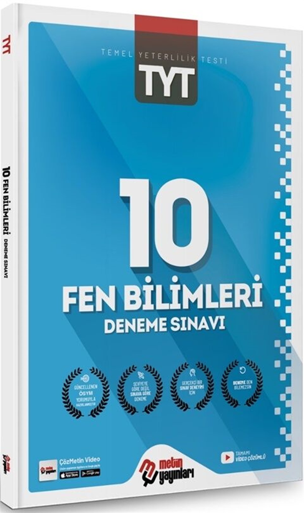 Metin Yayınları TYT Fen Bilimleri 10 Deneme Sınavı