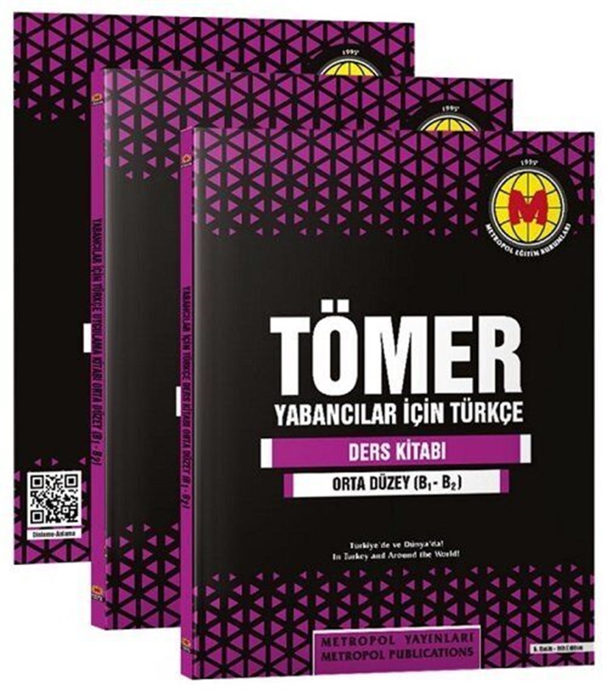 Metropol Yayınları TÖMER Yabancılar İçin Türkçe Öğretim Seti 3 Kitap B1-B2