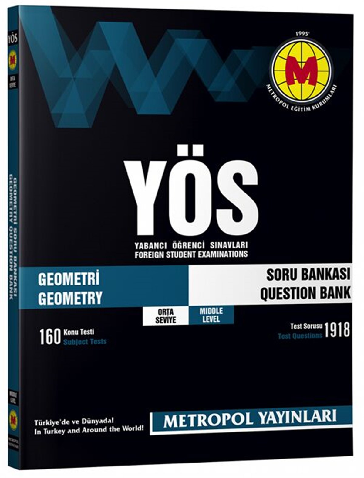 Metropol Yayınları YÖS Geometri Orta Seviye Soru Bankası