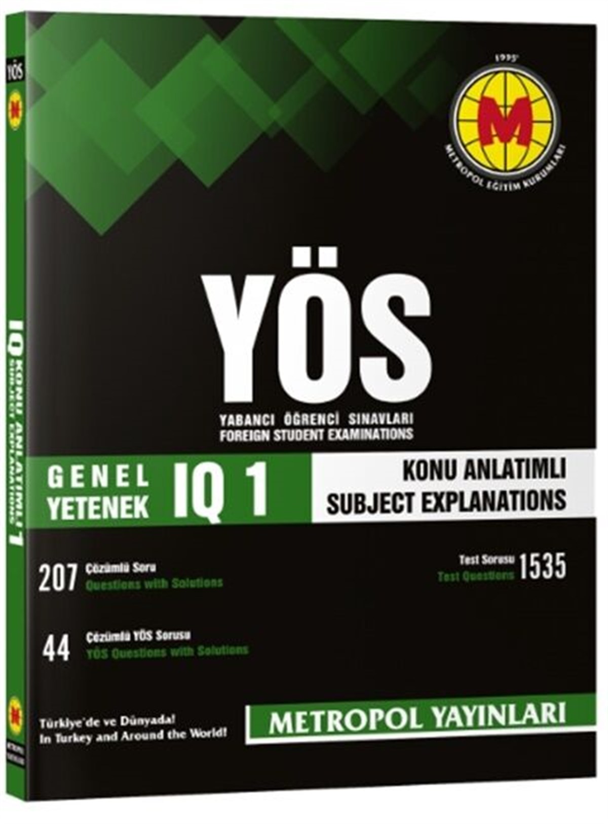 Metropol Yayınları YÖS IQ Konu Anlatımlı 1