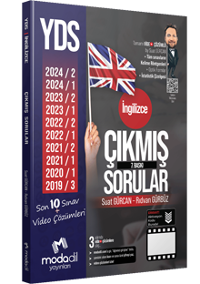 Modadil Yayınları YDS İngilizce Çıkmış Sorular Tamamı Video Çözümlü