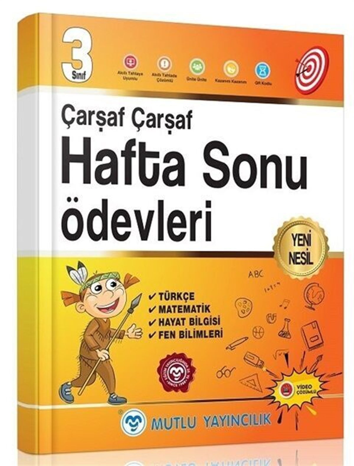 Mutlu Yayıncılık 3. Sınıf Tüm Dersler Çarşaf Çarşaf Hafta Sonu Ödevleri
