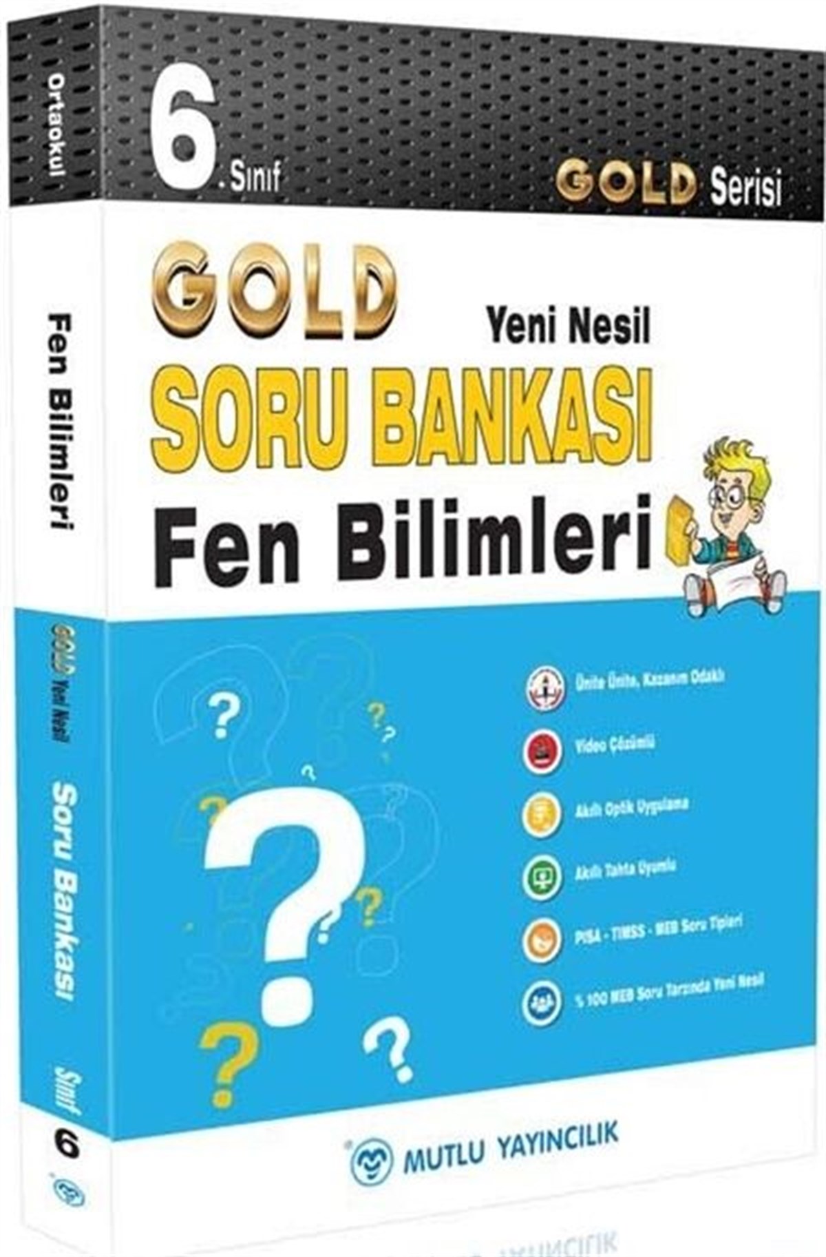 Mutlu Yayıncılık 6. Sınıf Fen Bilimleri Gold Serisi Yeni Nesil Soru Bankası