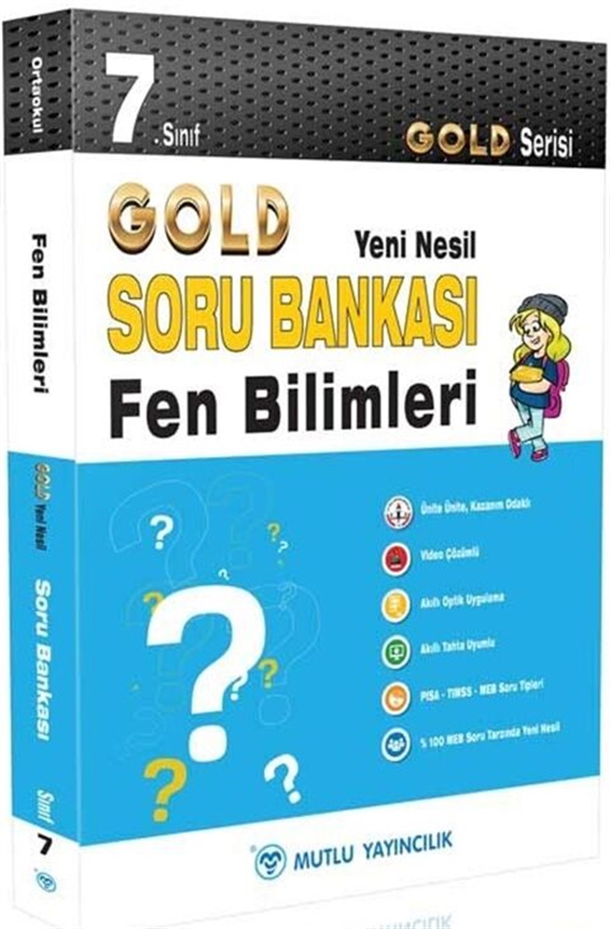 Mutlu Yayıncılık 7. Sınıf Fen Bilimleri Gold Serisi Yeni Nesil Soru Bankası