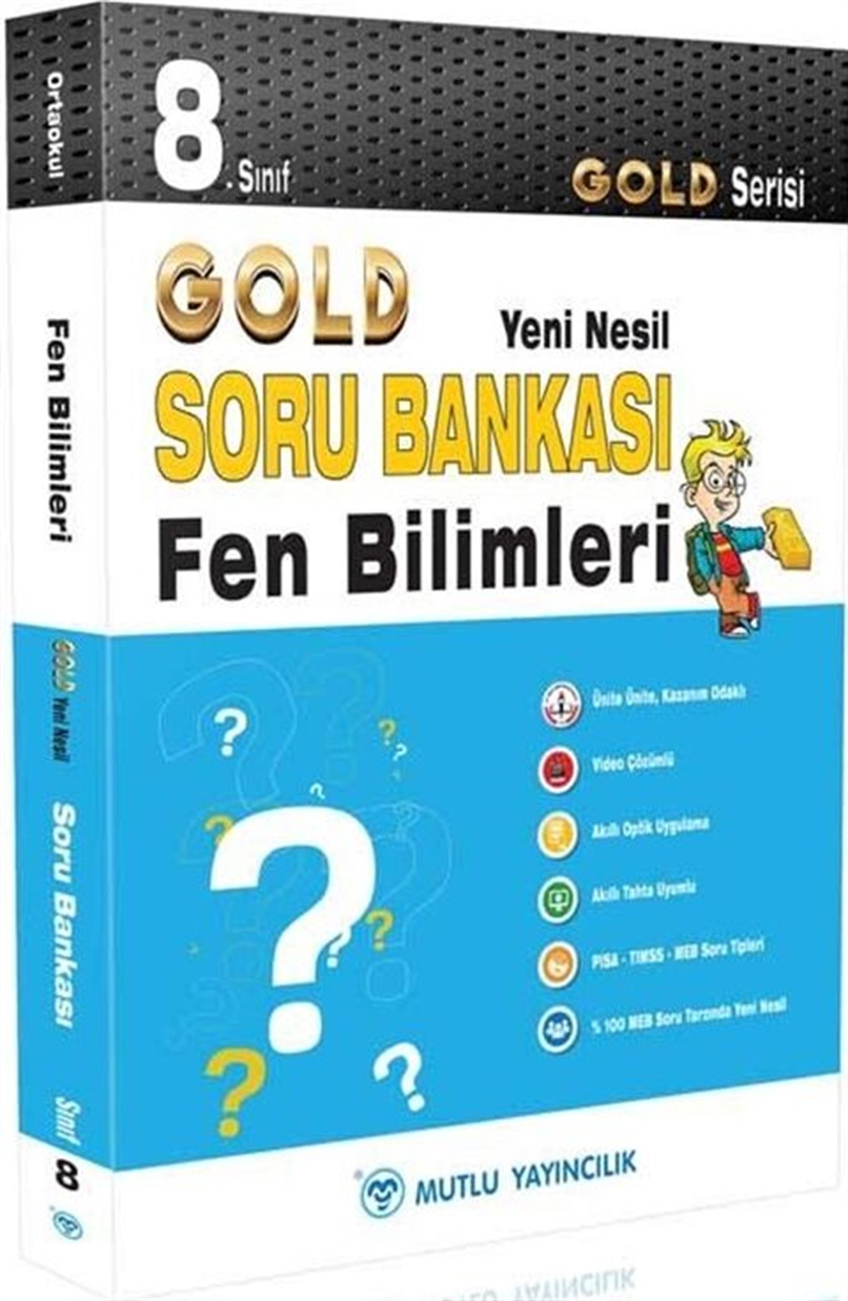 Mutlu Yayıncılık 8. Sınıf Fen Bilimleri Gold Serisi Yeni Nesil Soru Bankası
