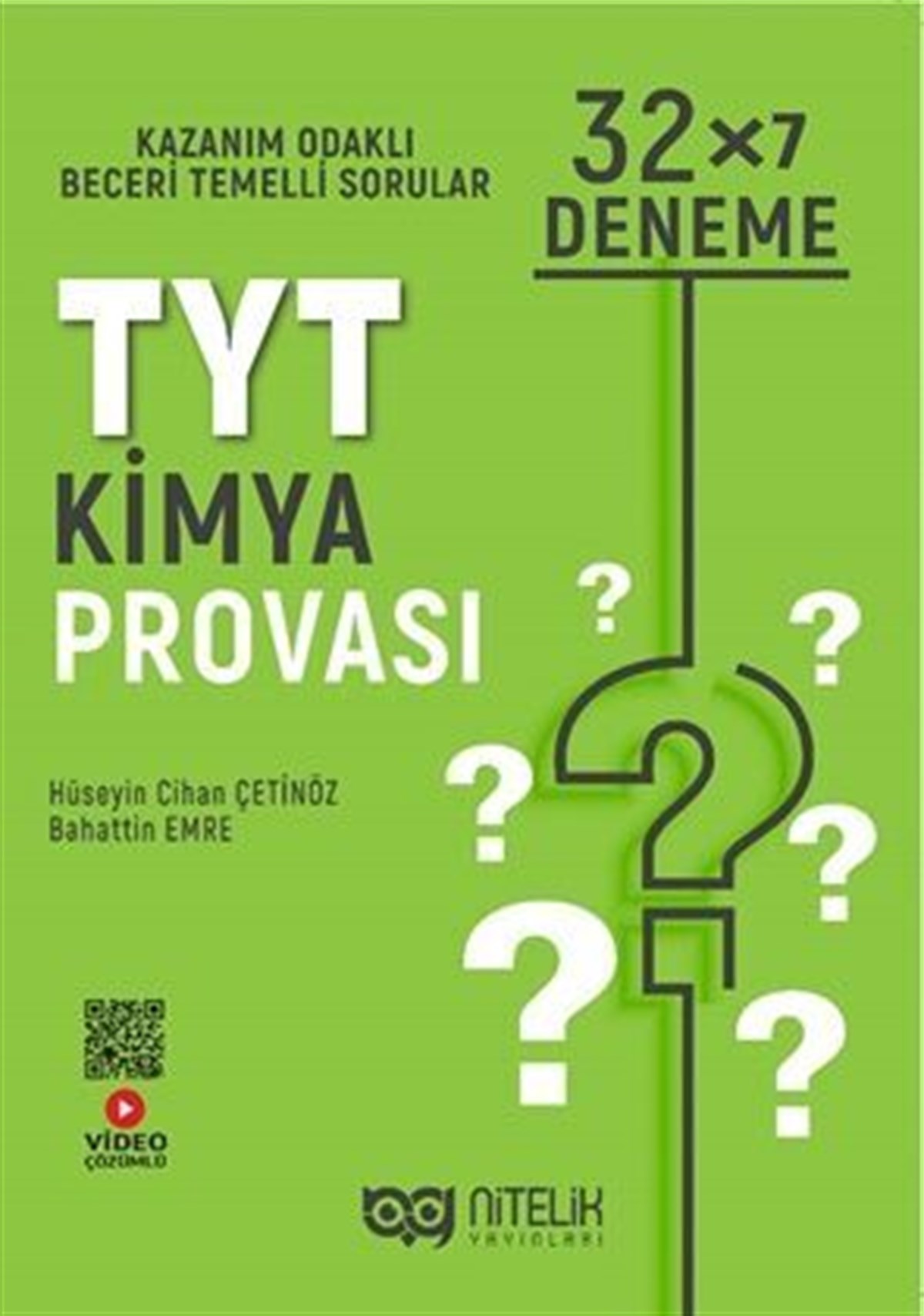 Nitelik Yayınları TYT Kimya 32 x 7 Prova Deneme
