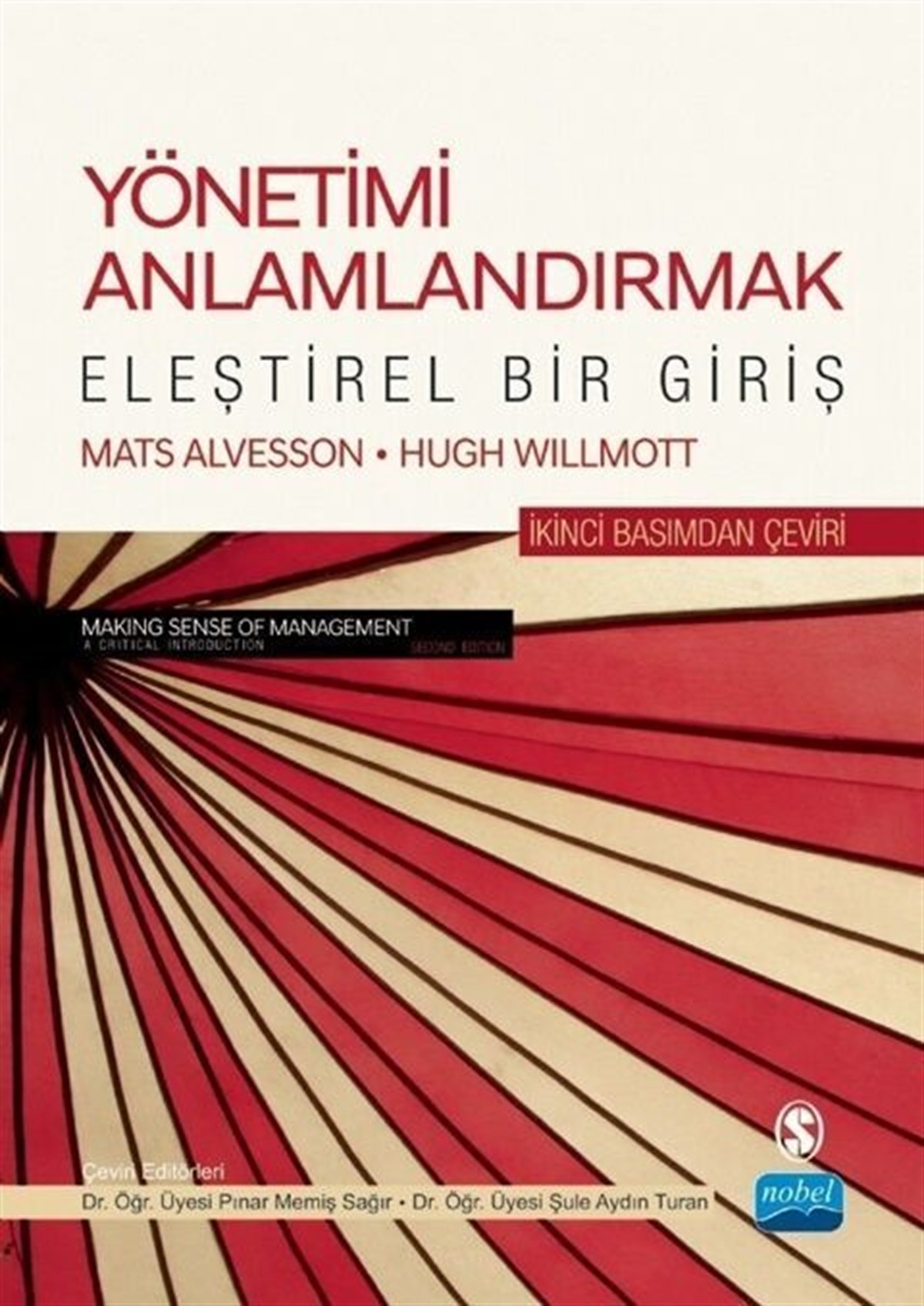 Nobel Yayınları Yönetimi Anlamlandırmak Eleştirel Bir Giriş