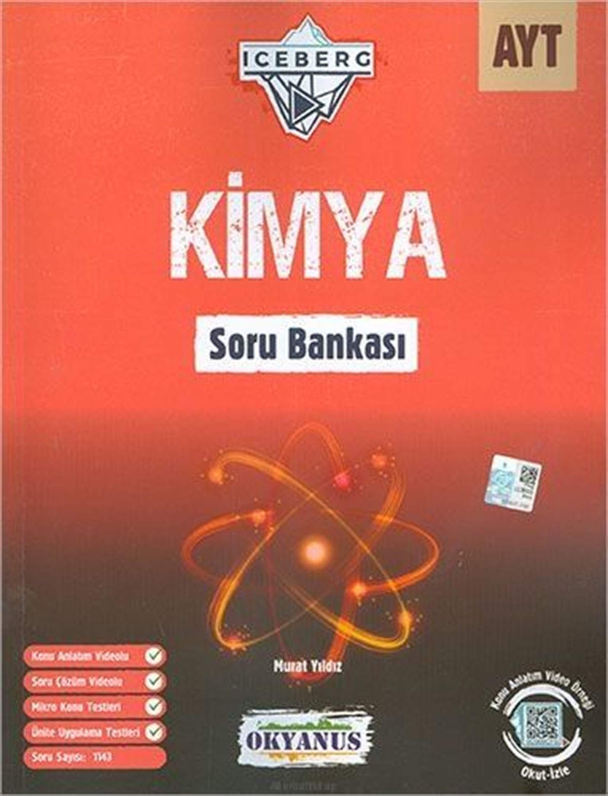 2024 Okyanus Yayınları AYT Kimya Iceberg Soru Bankası
