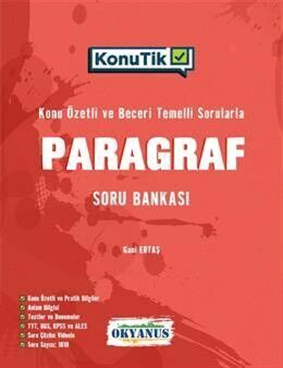 Okyanus Yayınları Tüm Adaylar İçin Paragraf KonuTik Konu Özetli Soru Bankası