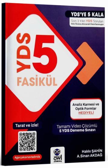 Owl Publishing YDS ye 5 Kala Çözümlü 5 Deneme Fasikül Seti