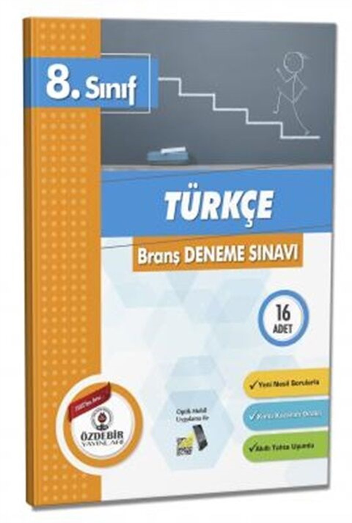 Özdebir Yayınları 8. Sınıf LGS Türkçe 16 x 20 Branş Deneme Sınavı