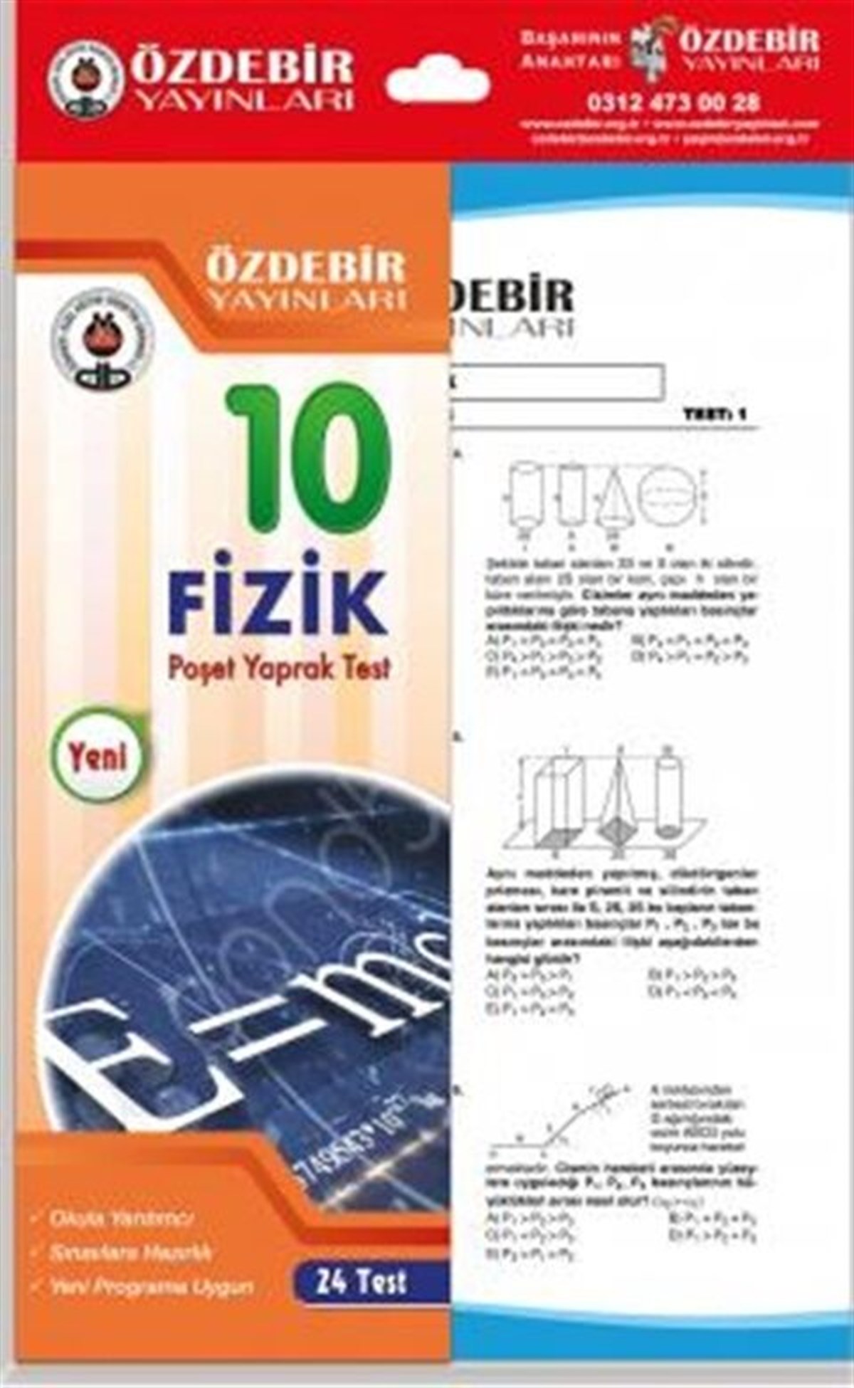 Özdebir Yayınları 10. Sınıf Fizik Yaprak Test
