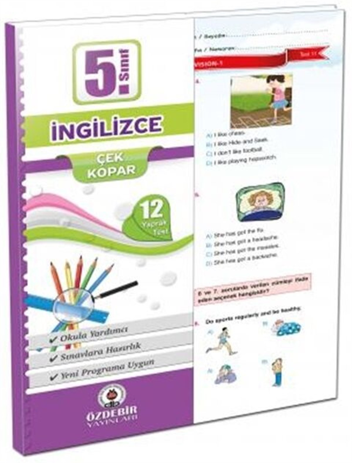 Özdebir Yayınları 5. Sınıf İngilizce Yaprak Test