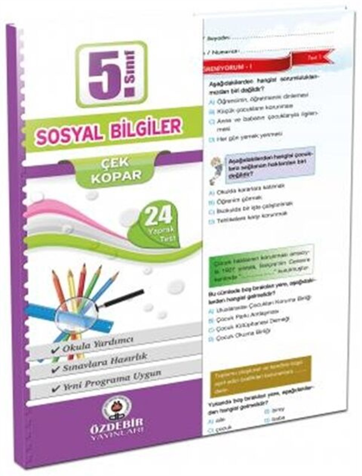 Özdebir Yayınları 5. Sınıf Sosyal Bilgiler Yaprak Test