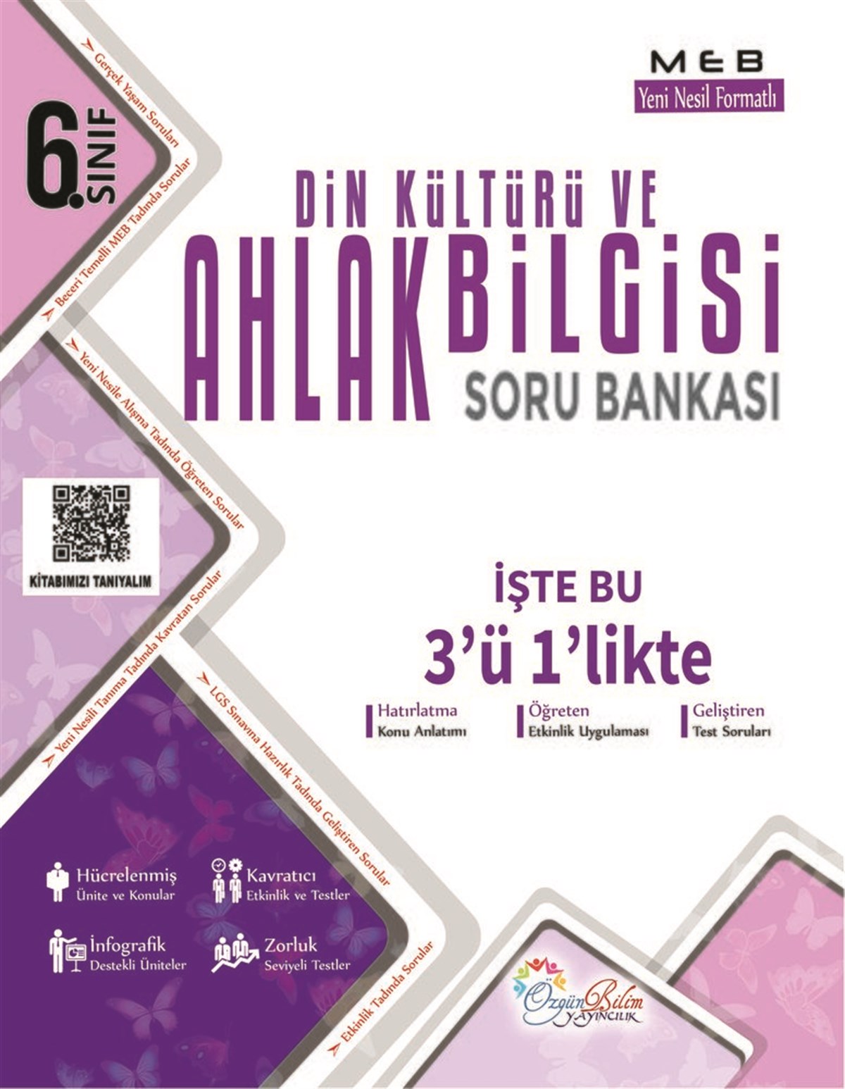 Özgün Bilim Yayınları 6. Din Kültürü ve Ahlak Bilgisi Soru Bankası